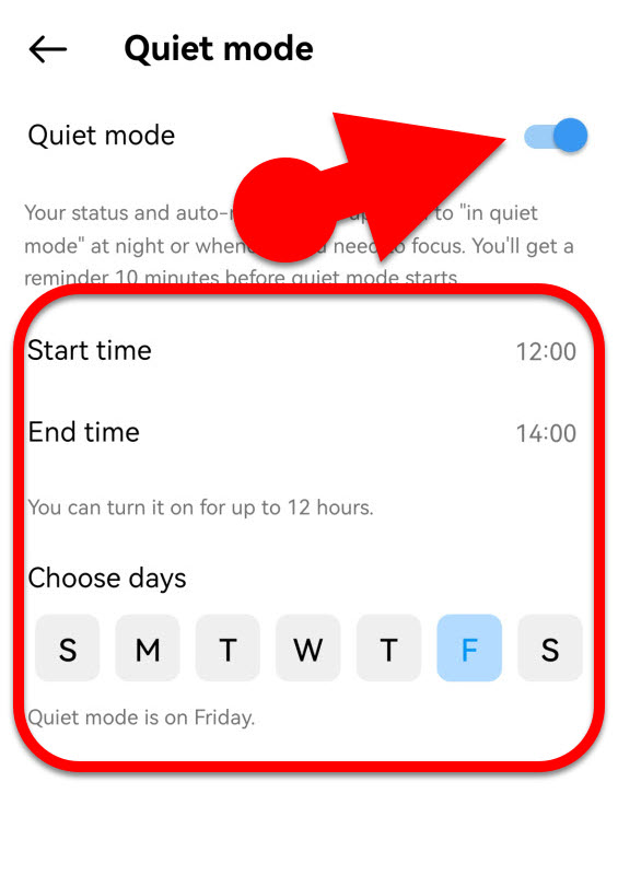 how to turn on quiet mode on instagram